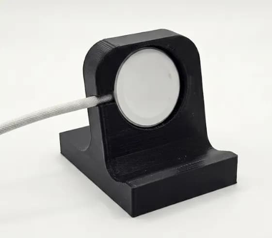 Підставка для зарядного пристрою Apple Watch чорна в4.8см, ш4.2см, д5.4см