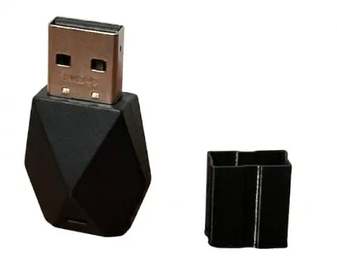 Ковпачок, насадка, кришка, захист для флешки, зарядки тощо USB Type A чорний