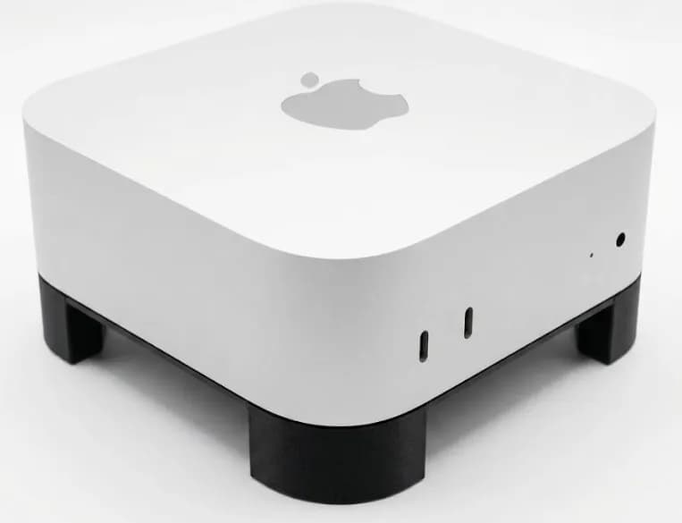 Настільна підставка для M4 Mac Mini чорна матова - зображення 1