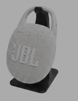 Настільна підставка для портативної колонки JBL Clip 5 чорна - зображення 1