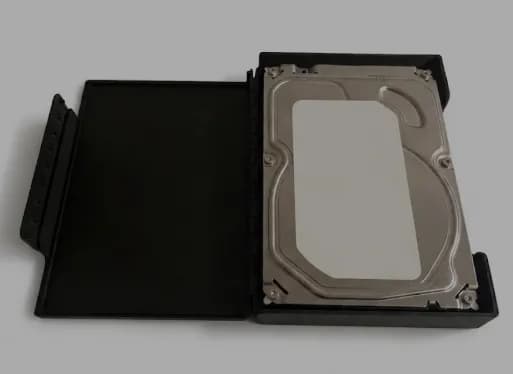 Захисний пластиковий кейс-чохол для жорсткого диска 3.5" (HDD) чорний - зображення 1