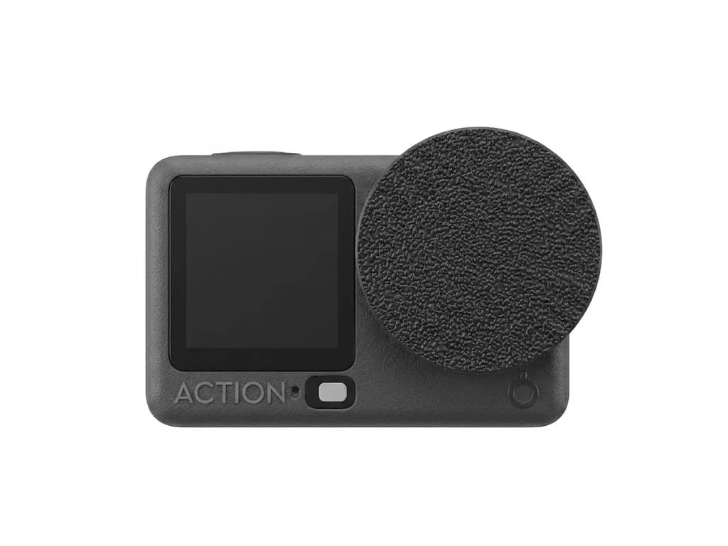 Захисна кришка об'єктива для DJI Osmo Action 6 чорна пластикова