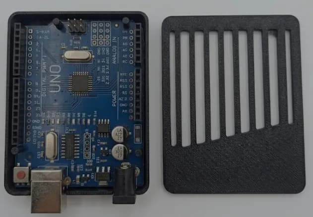Корпус для плати Arduino Uno чорний - зображення 1