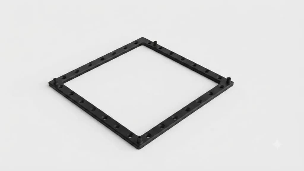 Рамка-кріплення для материнської плати Mini-ITX, монтажна панель, чорна без болтів (М4) - зображення 1