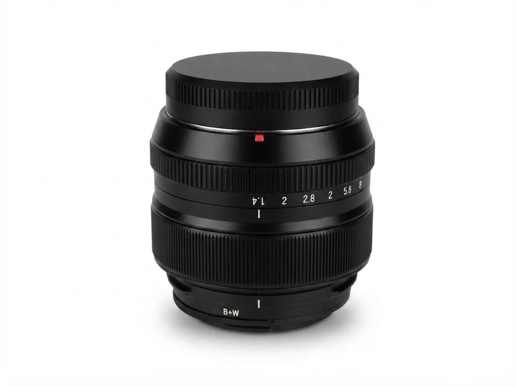 Задня кришка об'єктива для байонета Fujifilm X чорна - зображення 1