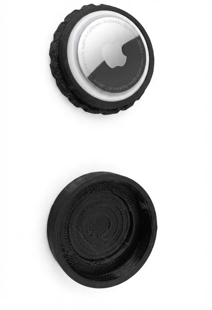 Захисний кейс-чохол для Apple AirTag, чорний пластиковий