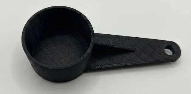 Мірна ложка для харчових продуктів 20 мл, чорна - зображення 1