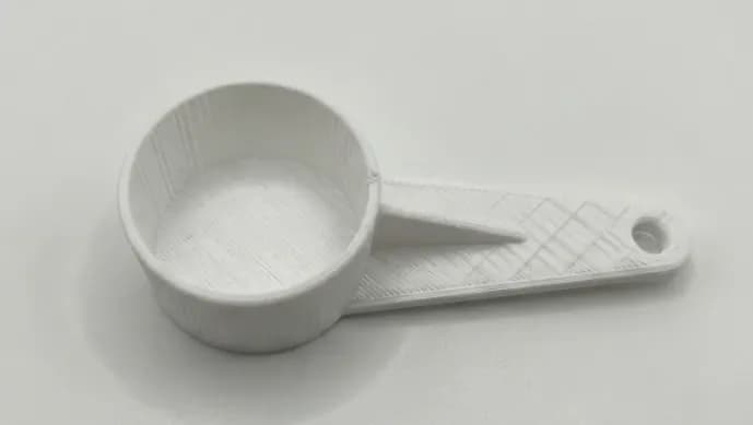 Мірна ложка для харчових продуктів 20 мл, біла - зображення 1