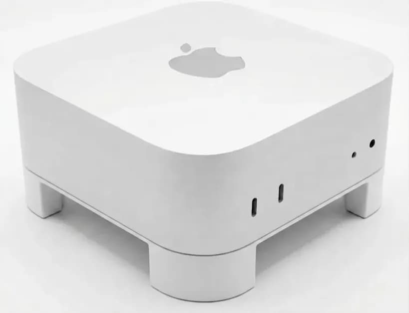 Настільна підставка для M4 Mac Mini, біла матова