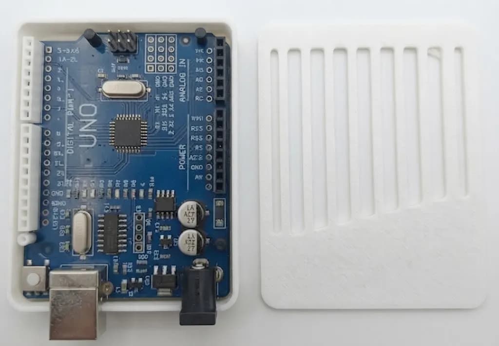 Корпус для плати Arduino Uno, білий - зображення 1