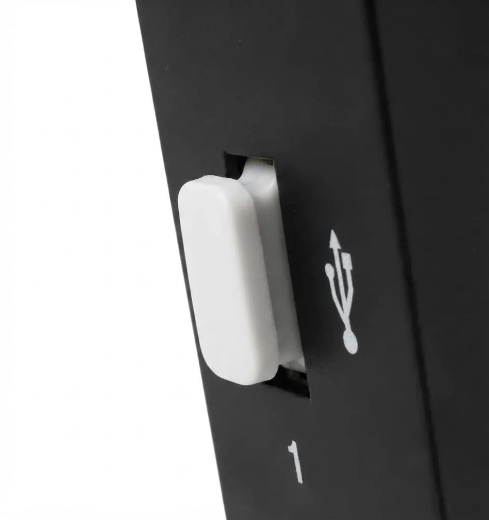 Захисна заглушка для порту USB A, біла