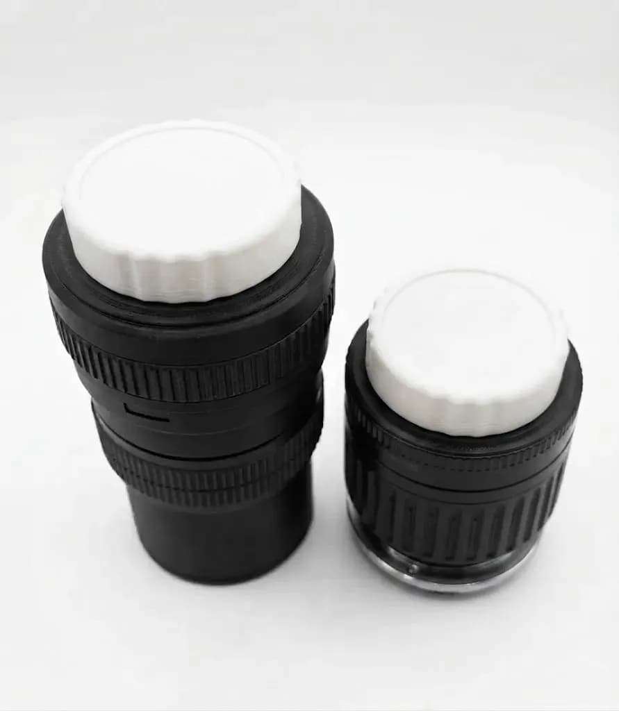 Задня кришка об'єктива для Canon EF та EF-S, біла