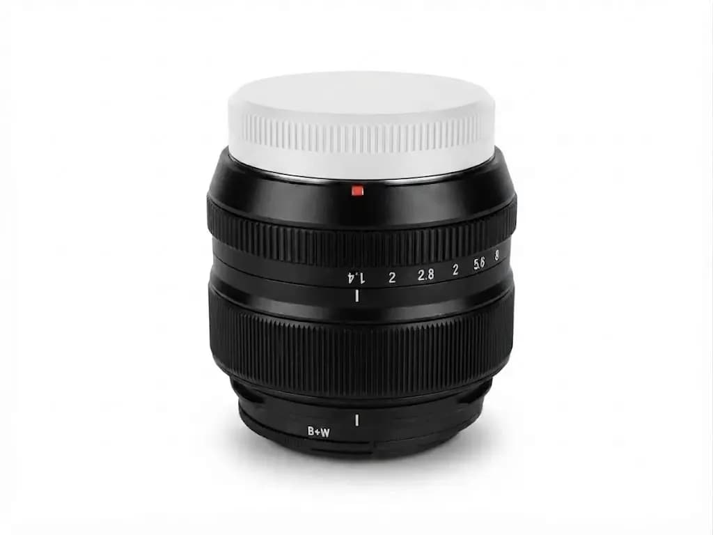 Задня кришка об'єктива для байонета Fujifilm X, біла
