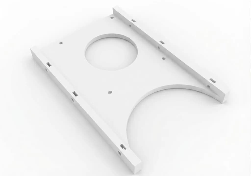 Перехідник-адаптер 2.5" на 3.5" для встановлення SSD або жорсткого диска ноутбука в корпус ПК, без болтів, білий - зображення 1