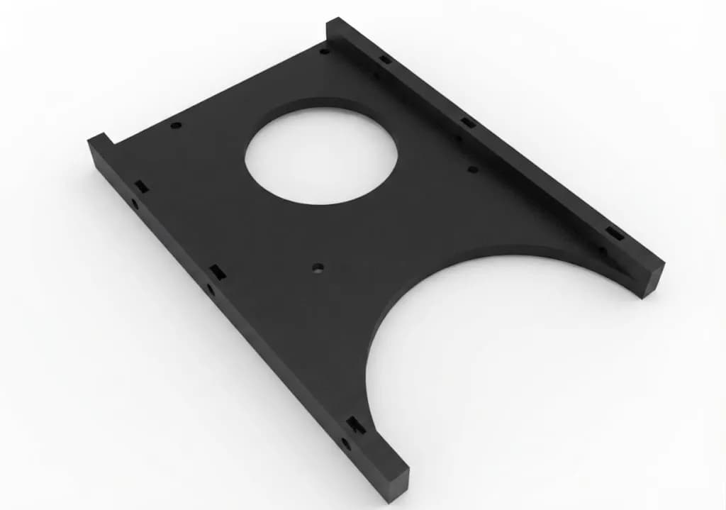 Перехідник-адаптер 2.5" на 3.5" для встановлення SSD або жорсткого диска ноутбука в корпус ПК, без болтів, чорний - зображення 1
