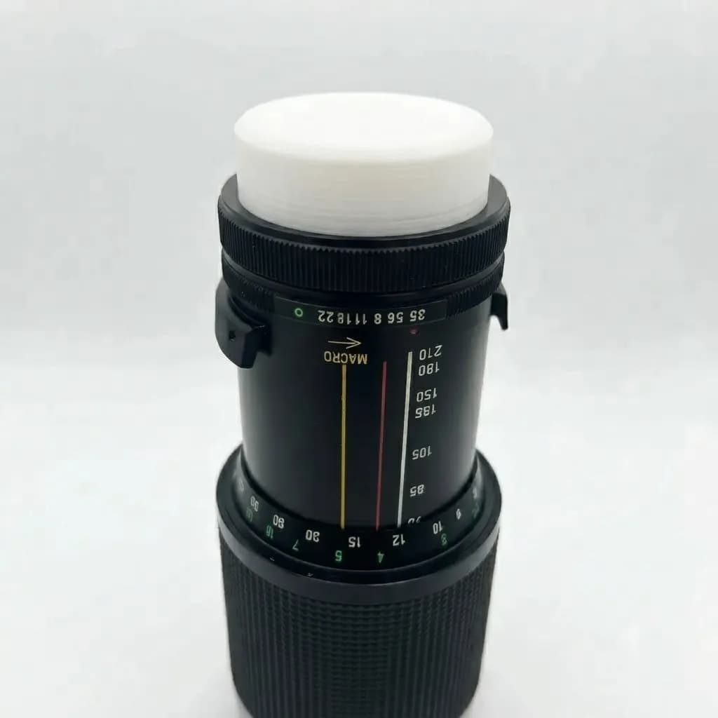 Захисна кришка байонета для об'єктивів Canon FD – біла