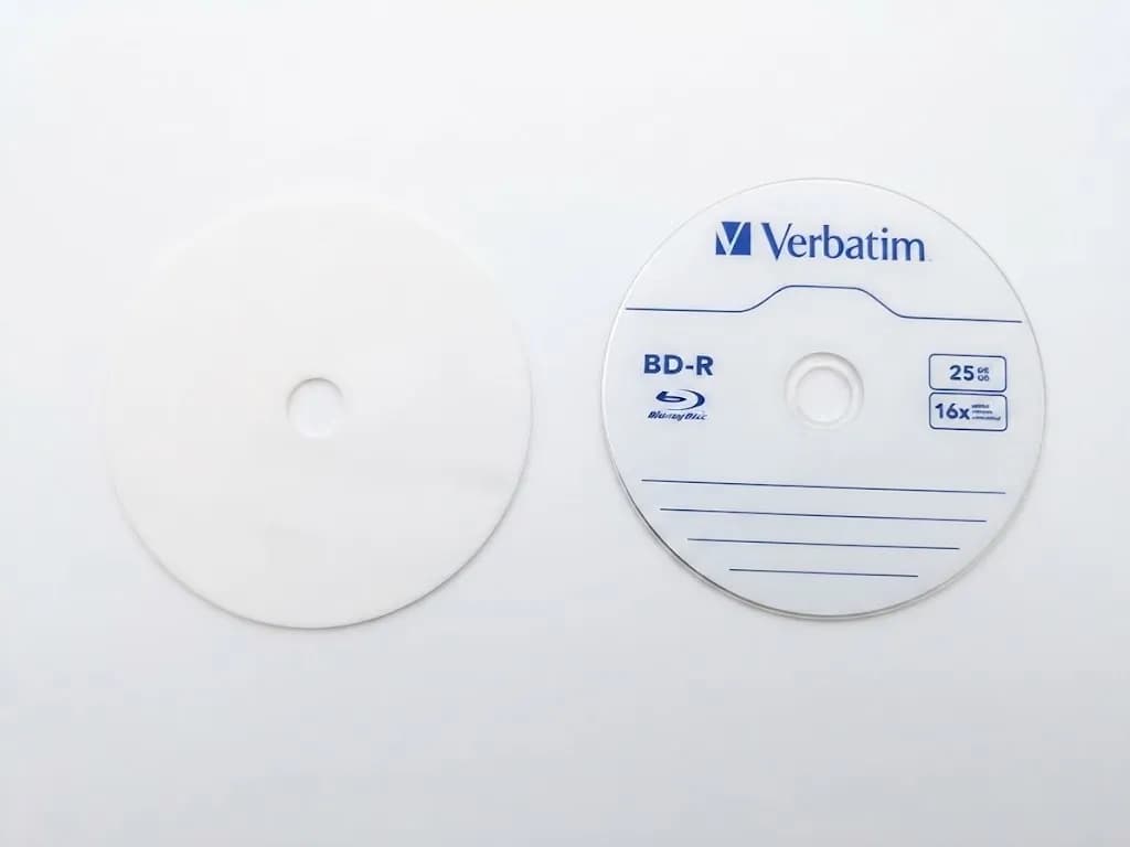 Декоративний макет диска CD/DVD/Blu-Ray, білий