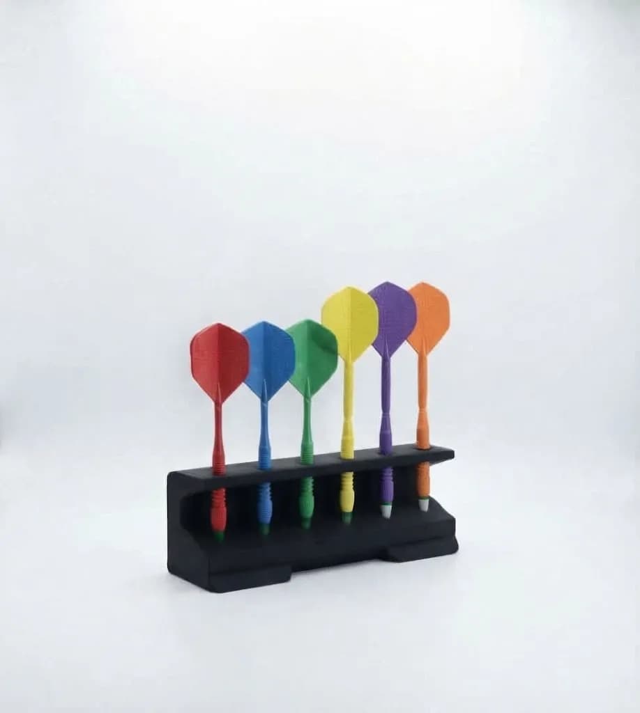 Тримач-підставка для дротиків, білий - зображення 1