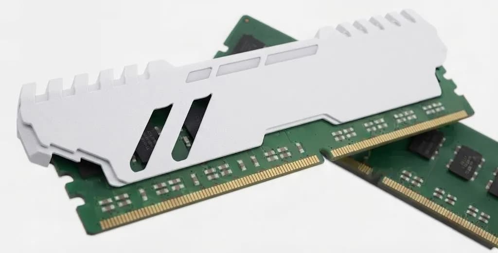 Декоративний чохол-накладка для оперативної пам'яті ПК DDR4, білий - зображення 1