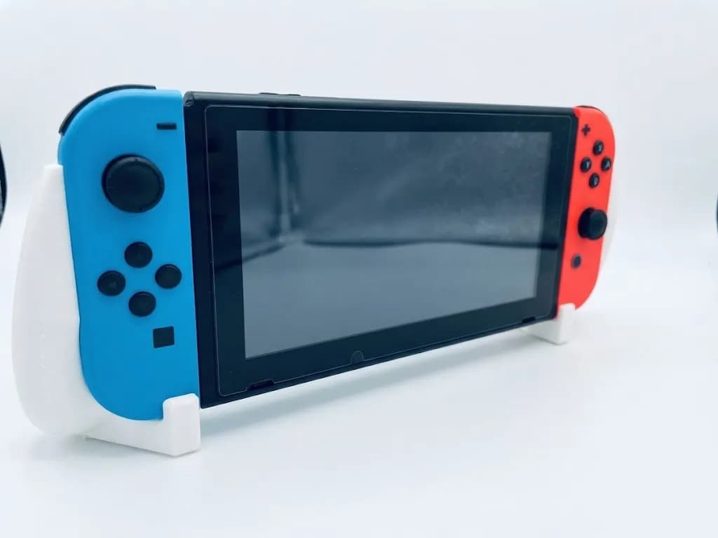 Ергономічні ручки для Nintendo Switch, пластикові, білі - зображення 1